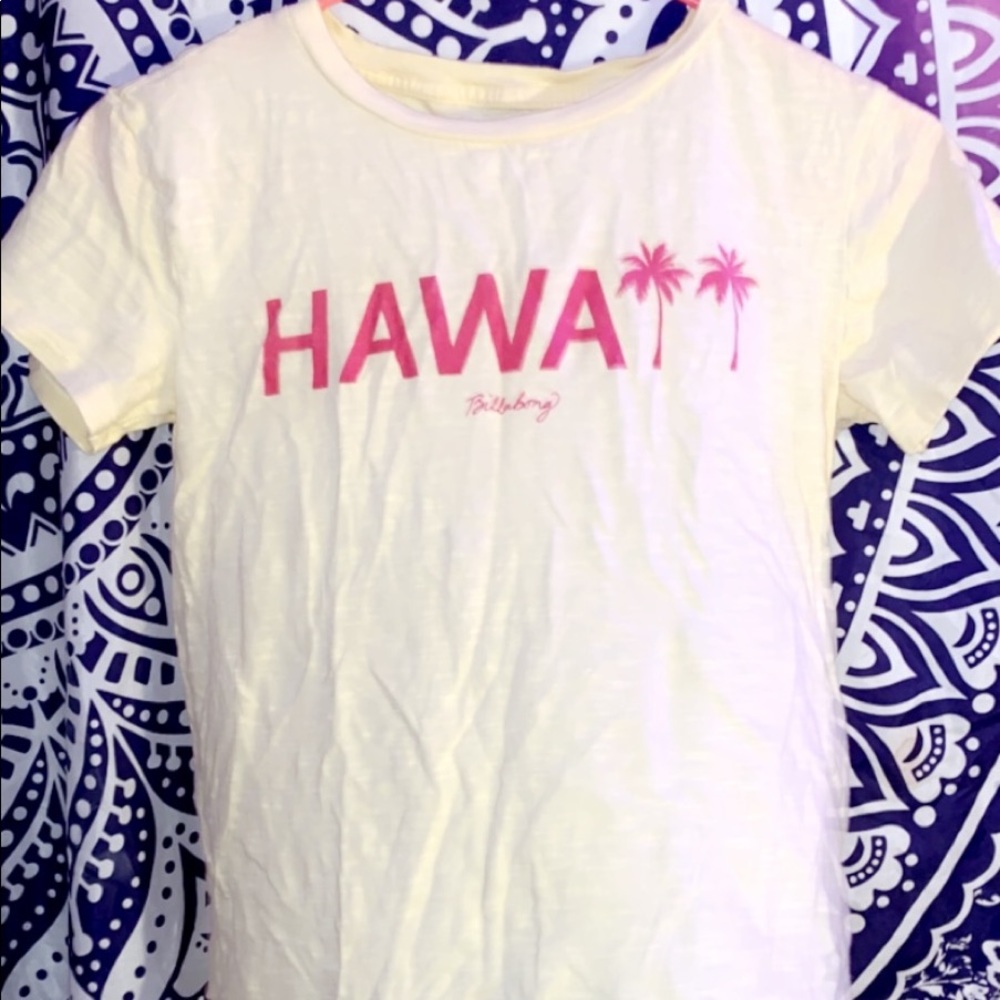 Yellow billabong tee